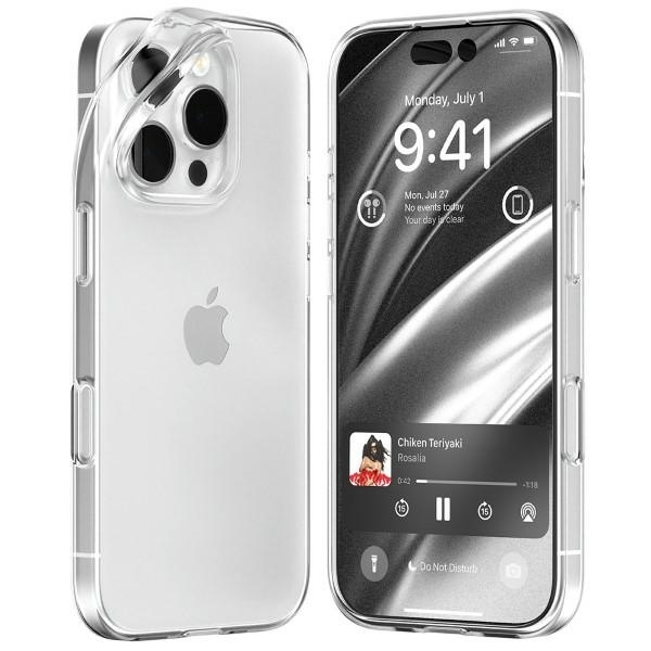 Mercury Telefontaske til iPhone 16 Pro Jelly - Klar