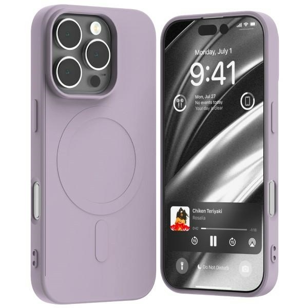 Mercury Mobilskal till iPhone 16 Pro MagSafe Semi-Silikon - Lilac Lila