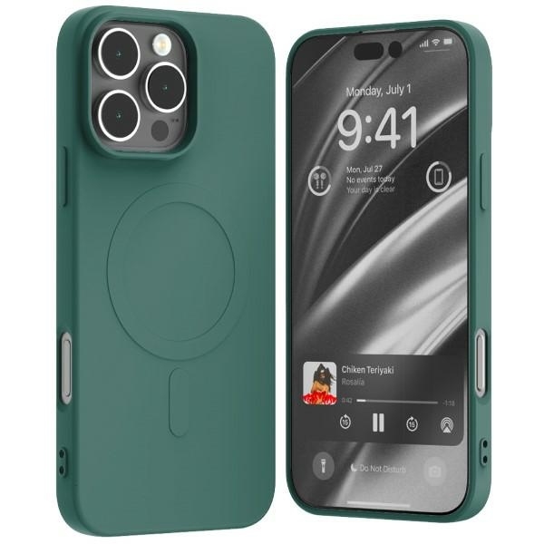 Mercury Mobilskal till iPhone 16 Pro Max MagSafe Semi-Silikon - Grön