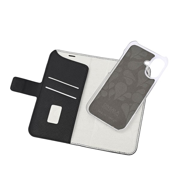 Onsala iPhone 16 Plånboksfodral MagSafe Eco - Svart