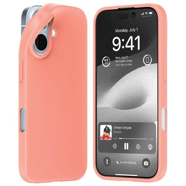 Mercury Matkapuhelimen kuori iPhone 16 Soft - Pinkki