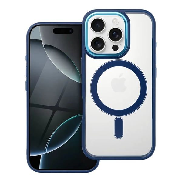 Telefontaske til iPhone 16 Pro Magsafe Color Edge - Navy