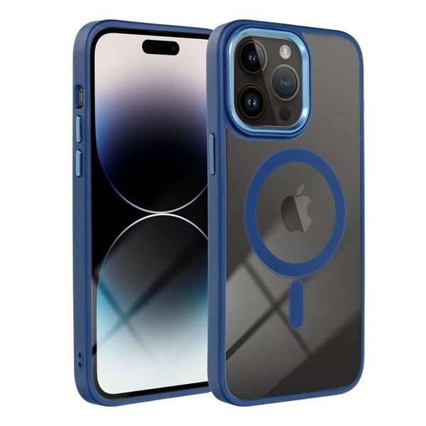 Telefontaske til iPhone 16 Magsafe Color Edge - Navy