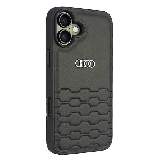 Audi telefontaske til iPhone 16 Plus syntetisk læder - sort