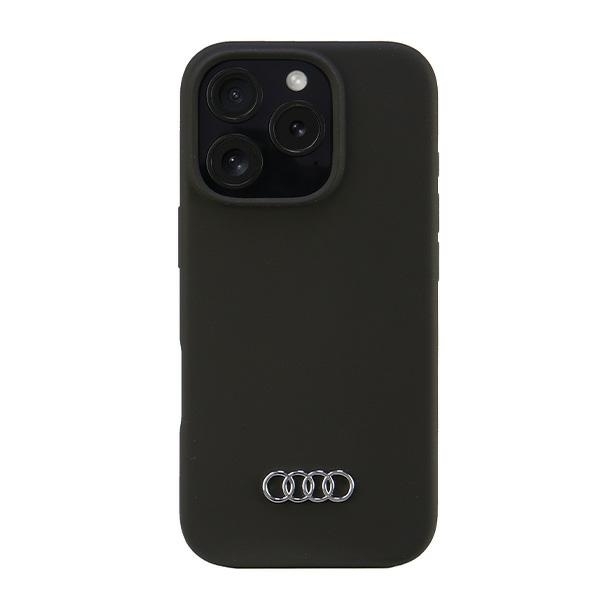 Audi Mobilskal till iPhone 16 Pro Silikon - Svart
