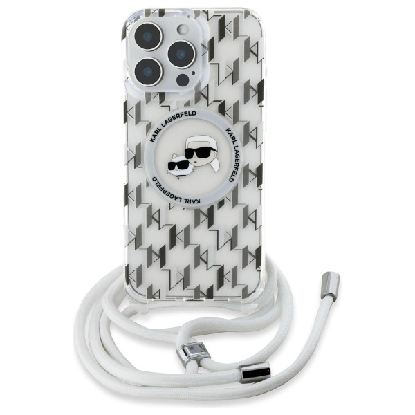 Karl Lagerfeld Mobilskal till iPhone 16 Pro MagSafe Crossbody Karl Choupette