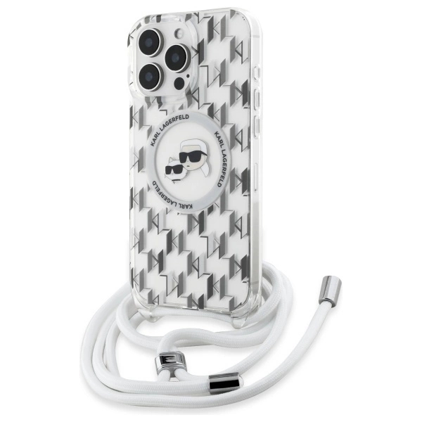 Karl Lagerfeld Mobilskal till iPhone 16 Pro MagSafe Crossbody Karl Choupette