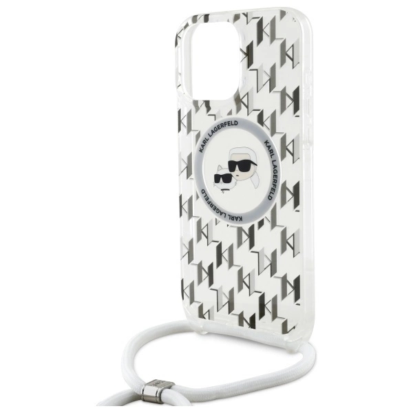 Karl Lagerfeld Mobilskal till iPhone 16 Pro MagSafe Crossbody Karl Choupette