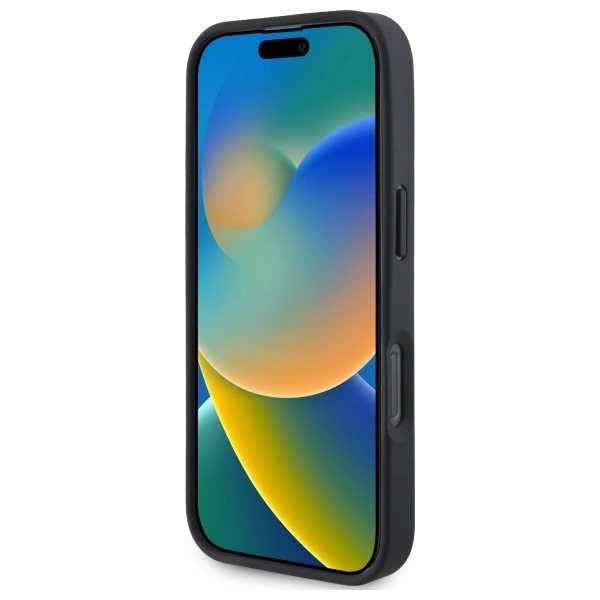 BMW Mobilskal till iPhone 16 Pro Max Sign Läder Crossing Lines