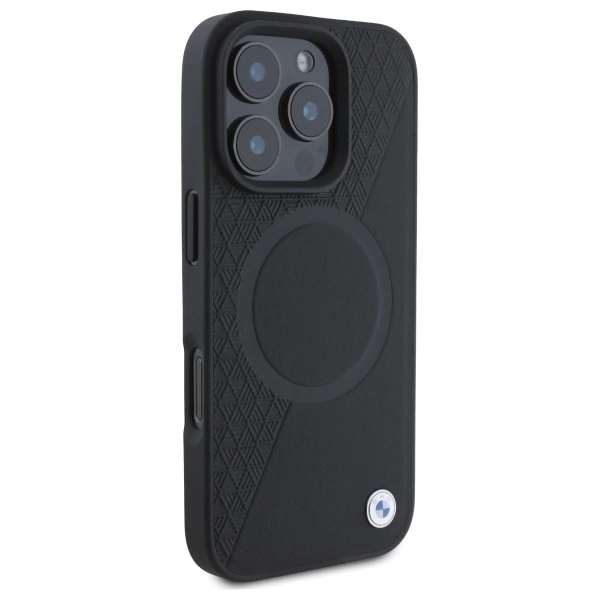 BMW Mobilskal till iPhone 16 Pro Max MagSafe Half Textured och Circle