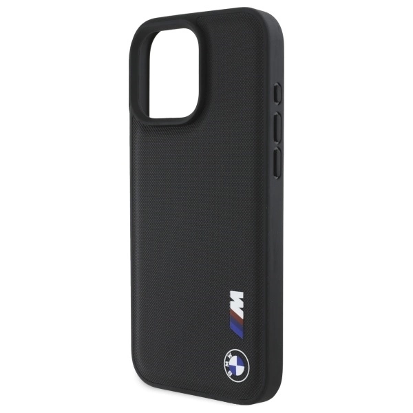 BMW Mobilskal till iPhone 16 Pro Max Smooth Rubber Logo - Svart