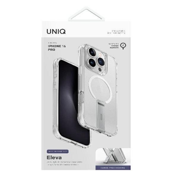 UNIQ Mobilskal till iPhone 16 Pro Eleva Vertica Stativ - Clear