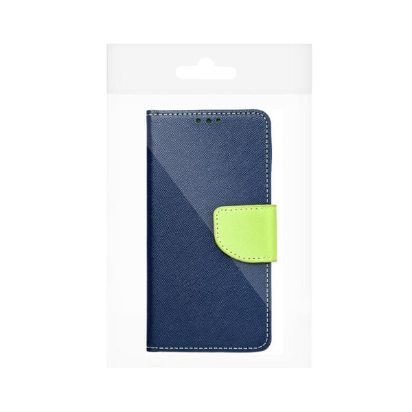 iPhone 16 Plus Plånboksfodral Fancy - Navy/lime