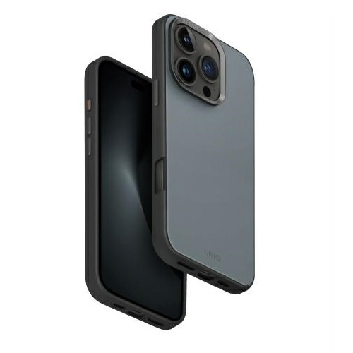 UNIQ Telefontaske til iPhone 16 Pro Max MagSafe Lyden DS - Vasket Blå