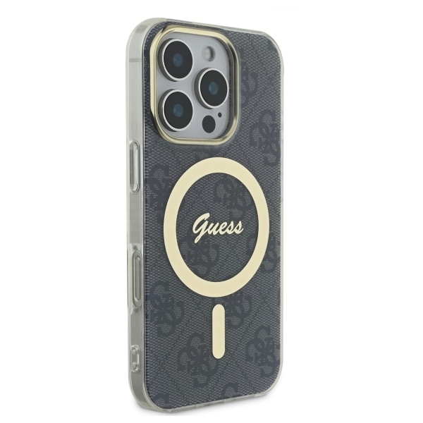 Guess Mobilskal till iPhone 16 Pro MagSafe IML 4G - Svart