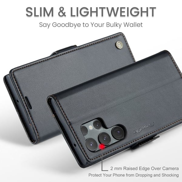 Caseme Galaxy S24 Ultra Pungcover - Sort