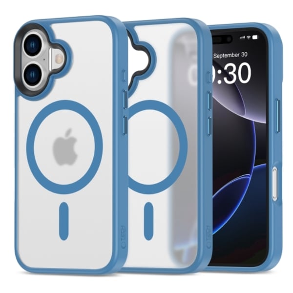 Tech-Protect Mobilcover til iPhone 16 Magsafe Magmat - Mat Ultramarin