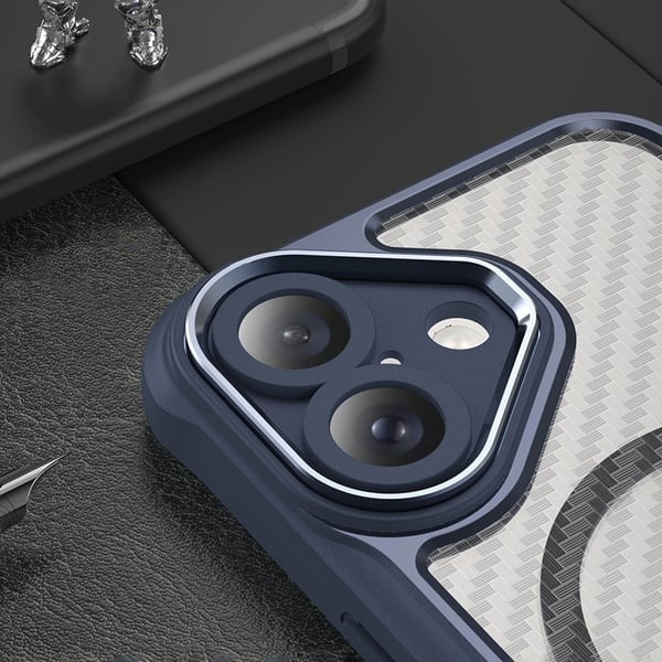 Mobilskal till iPhone 16 MagSafe Silikon Leading - Blå