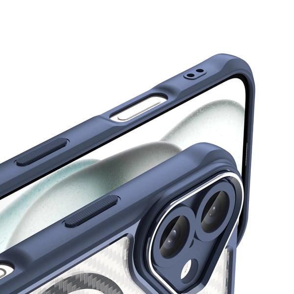 Mobilskal till iPhone 16 MagSafe Silikon Leading - Blå
