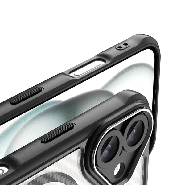 Mobilskal till iPhone 16 MagSafe Silikon Leading - Svart