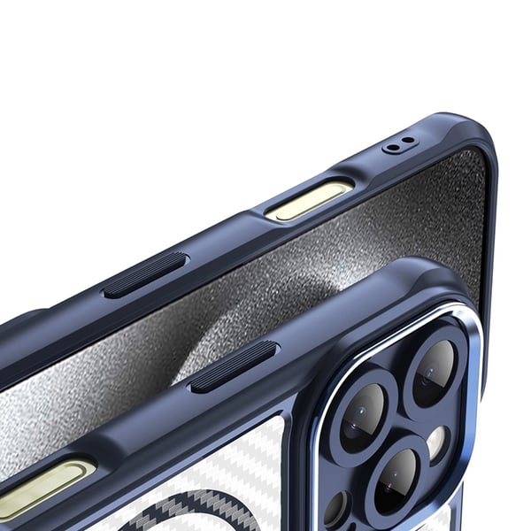 Mobilskal till iPhone 16 Pro Max MagSafe Silikon Leading - Blå