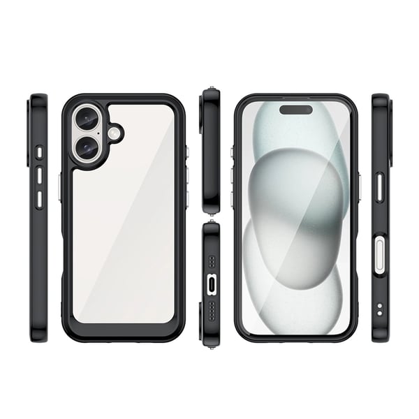 Mobilskal till iPhone 16 Plus Outer Space - Svart