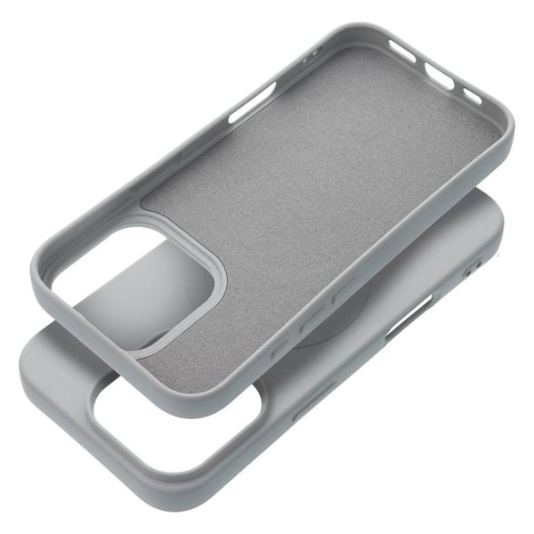 iPhone 16 Pro Magsafe Silikonikuori - Titaani