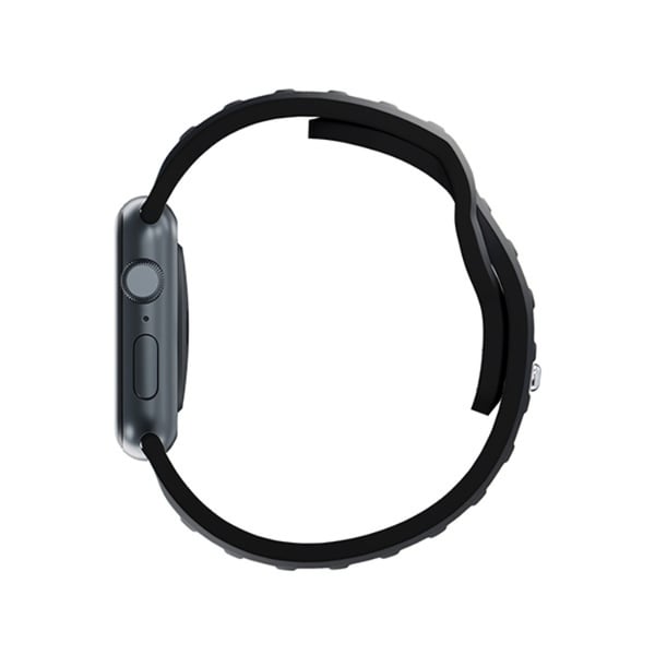 3mk Apple Watch (42/44/45/49mm) Armband Silikon - Svart
