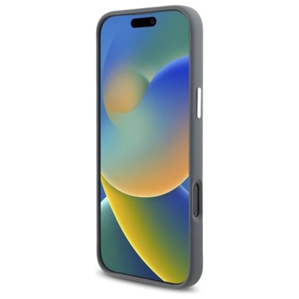 Mercedes Mobilskal till iPhone 16 Pro Max MagSafe Silikon Vertical Stripes - Grå