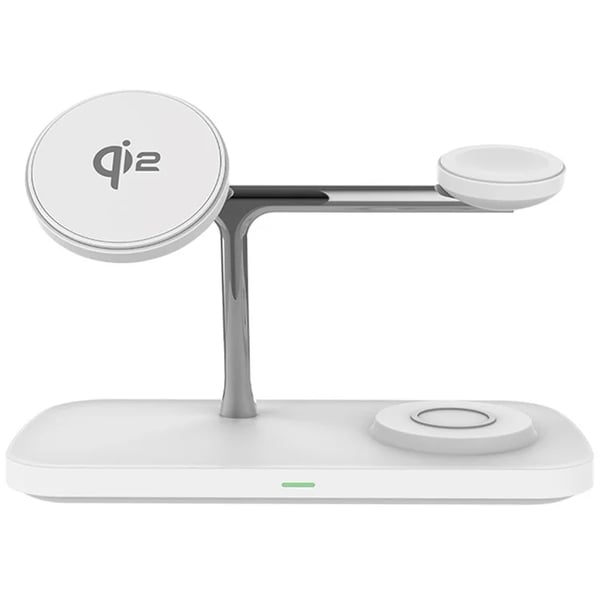 3-i-1 Trådløs Oplader Magsafe til Apple & Samsung Qi2 15W