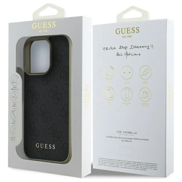 Guess Mobilskal till iPhone 16 Pro 4G Charms Collection - Svart