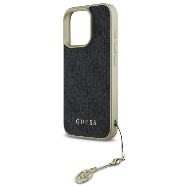 Guess Mobilskal till iPhone 16 Pro 4G Charms Collection - Svart