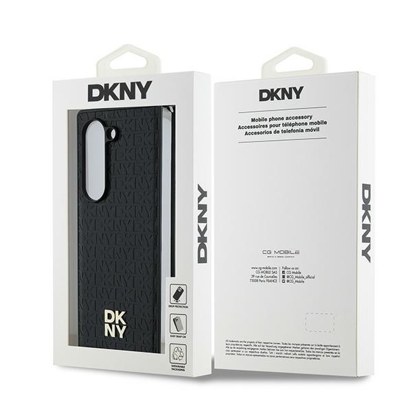 DKNY Mobilskal till Galaxy Z Fold 6 Repeat Pattern Stack Logo - Svart
