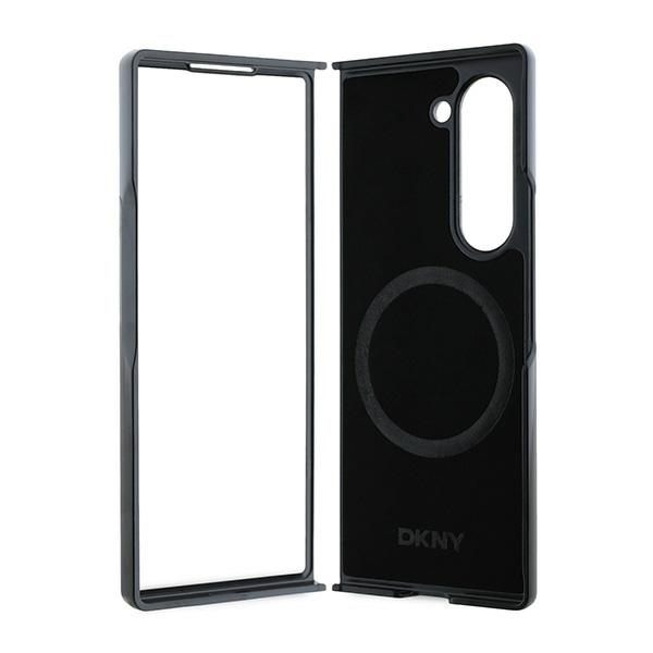 DKNY Mobilskal till Galaxy Z Fold 6 Repeat Pattern Bottom Stripe - Brun