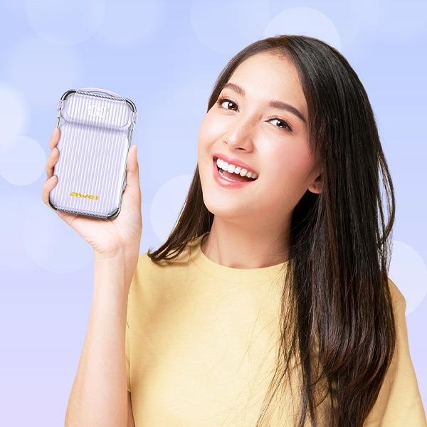 Awei Powerbank 10000mAh 22.5W USB-C/Lightning-kaapelilla