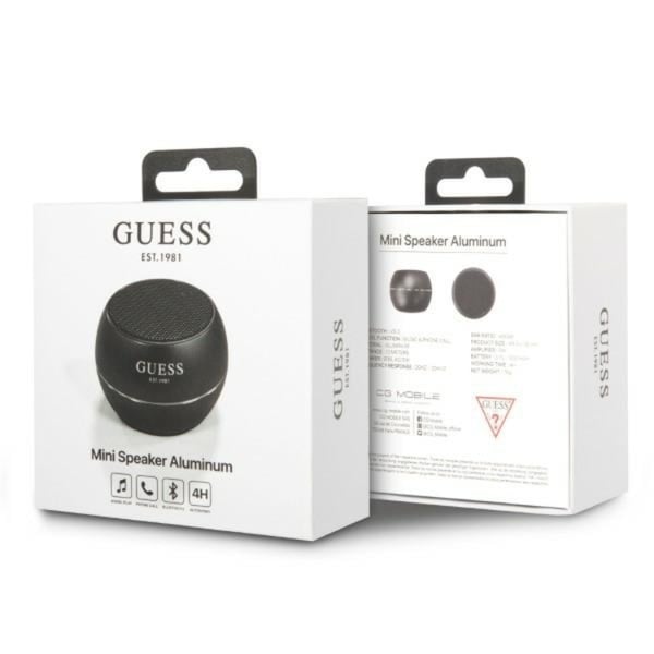 Guess Bluetooth Högtalare Mini - Svart