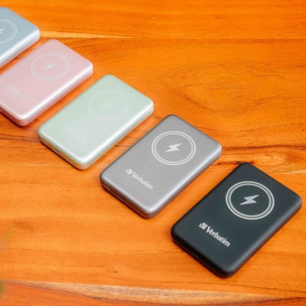 Verbatim Magnetisk Trådlös Powerbank 5000mAh 15W - Svart