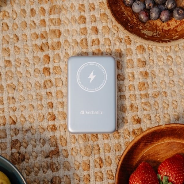 Verbatim Magnetisk Trådlös Powerbank 5000mAh 15W - Blå