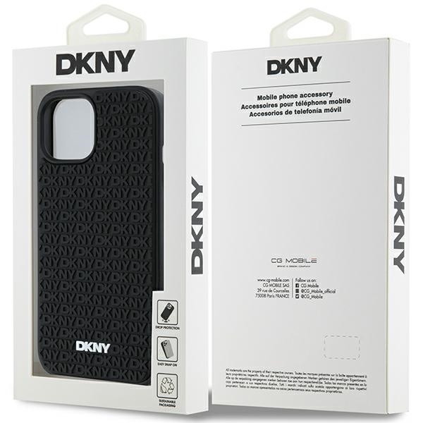 DKNY Mobilskal till iPhone 15/14/13 3D Rubber Repeat Pattern