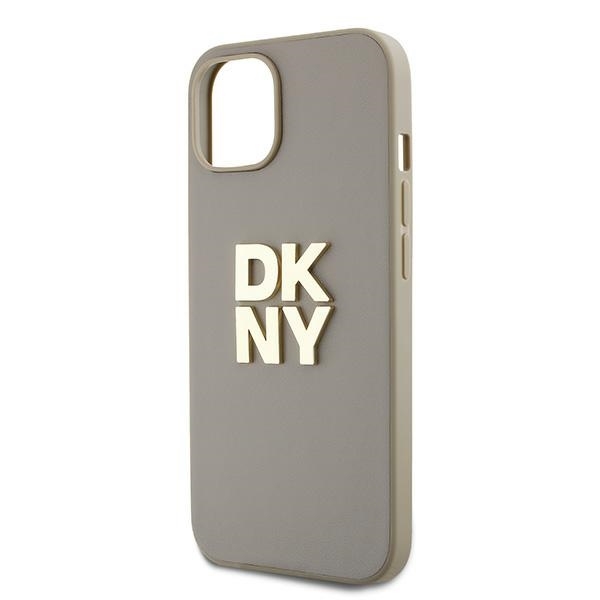 DKNY Mobilskal till iPhone 15/14/13 Wrist Strap Stock Logo - Beige