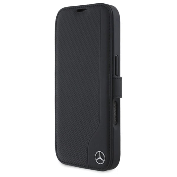 Mercedes iPhone 16 Pro Plånboksfodral Läder Wood Imitation