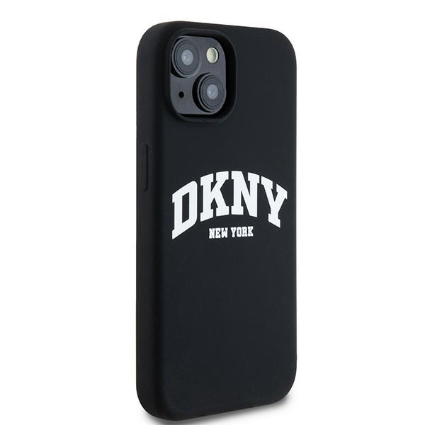 DKNY Mobilskal till iPhone 14/15/13 MagSafe Silikon Vit Logo - Svart