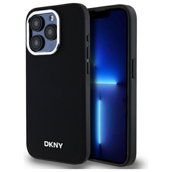 DKNY Mobilskal till iPhone 15 Pro MagSafe Plain Logo - Svart