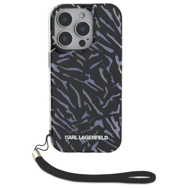 Karl Lagerfeld Mobilskal till iPhone 16 Pro Zebra Med Sladd - Lila
