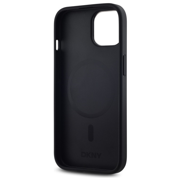 DKNY Matkapuhelimen kuori iPhone 14 MagSafe Plain Logo - Musta