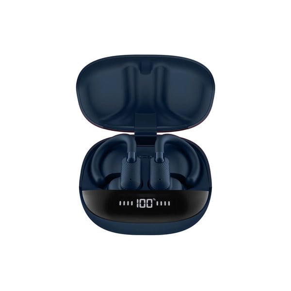 MIXX TWS In-Ear Hörlurar Sports Charge 2 Hook - Svart/Blå