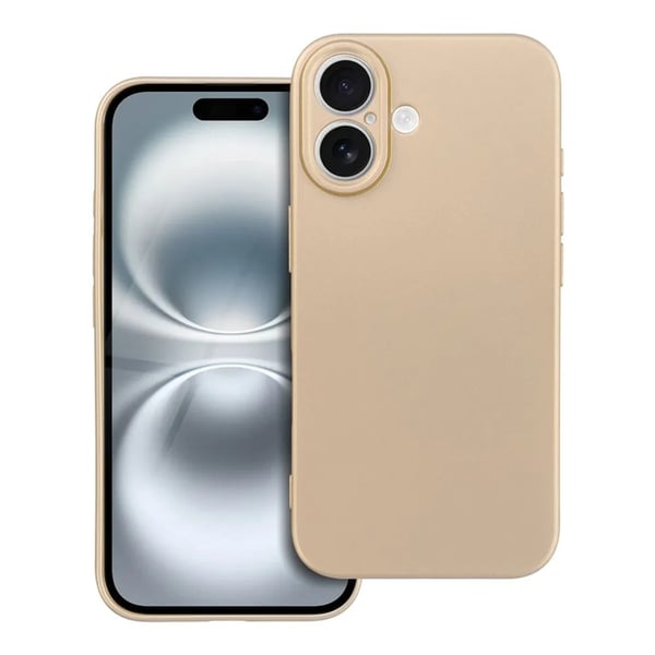 Mobilskal till iPhone 16 Plus Metallic - Guld