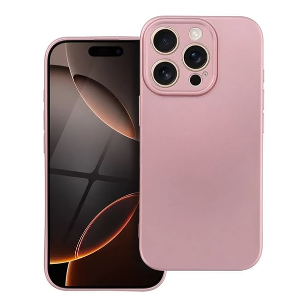 Mobilskal till iPhone 16 Pro Metallic - Rosa