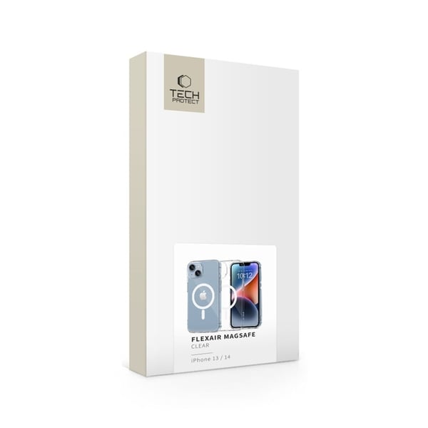 Tech-Protect Mobilskal till iPhone 13/14 Magsafe Flexair - Clear