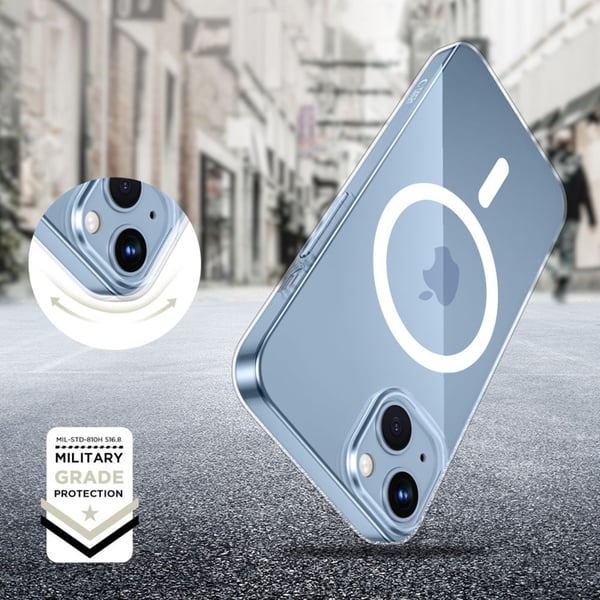 Tech-Protect Mobilskal till iPhone 13/14 Magsafe Flexair - Clear